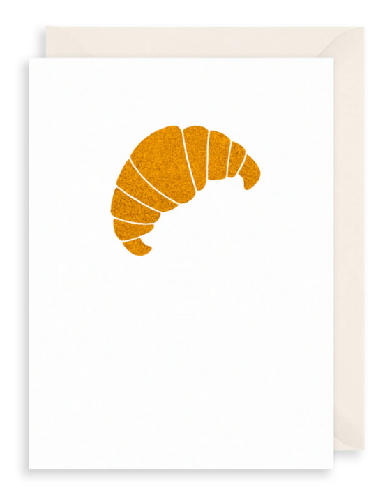 Croissant Greetings Card