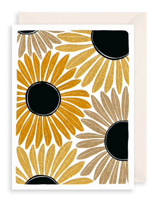 Sunflower Display Greetings Card