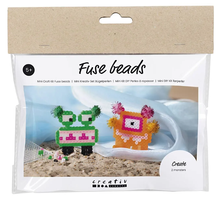 Creativ Fuse Beads Kit - 2 monsters
