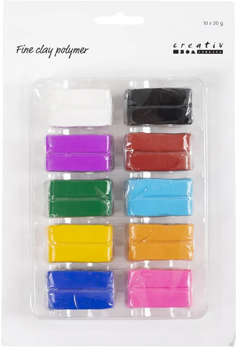 Creativ Fine Polymer Clay - Bright Colours
