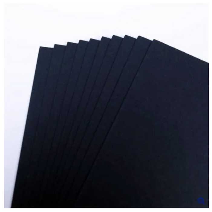 A4 225gsm Black Card - 10 Sheet Pack