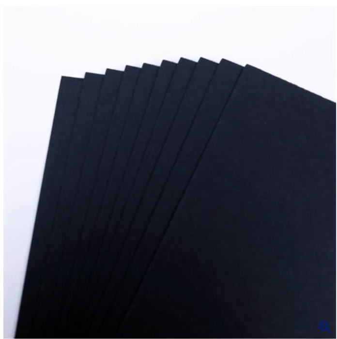 A3 225gsm Black Card - 10 Sheet Pack