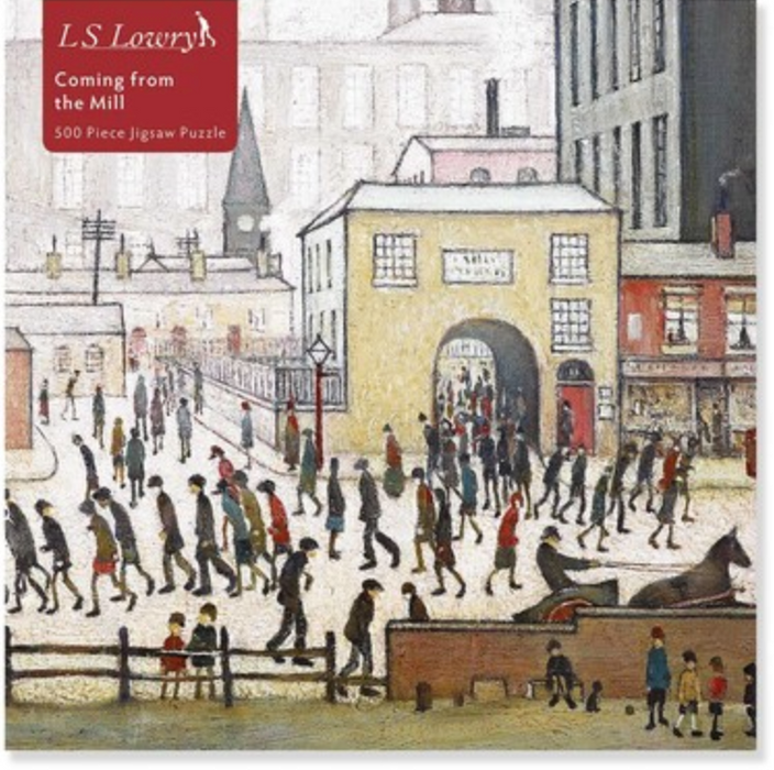 Adult Jigsaw Puzzle L.S. Lowry: Coming from the Mill (500 pieces) : 500-piece Jigsaw Puzzles