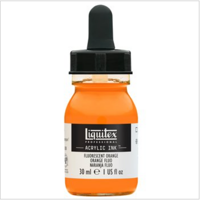 Liquitex Ink Flourescent Orange