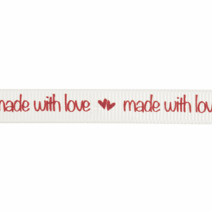 Grosgrain - 5m x 10mm - Made With Love