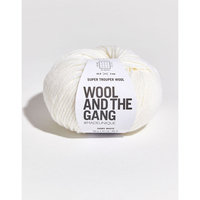 ivory white wool