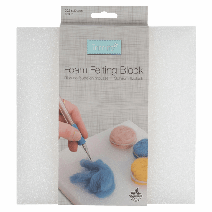 Punch Needle Foam Felting Block: 20.3 x 20.3cm (8 x 8in)