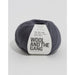 Ball of yarn on white background