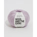 Ball of yarn on white background
