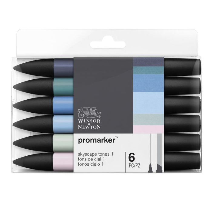 W&N Promarker 6PCS Skyscape1