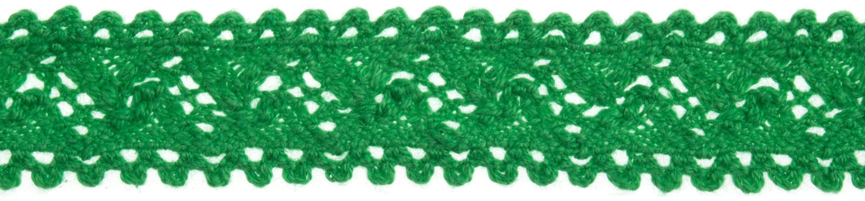 Cotton Lace - 4m x 18mm - Green