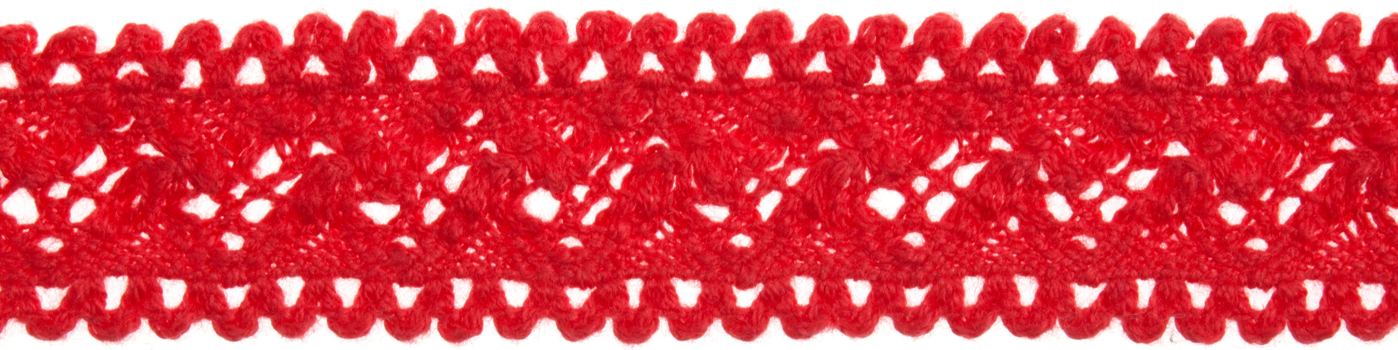 Cotton Lace - 4m x 18mm - Red