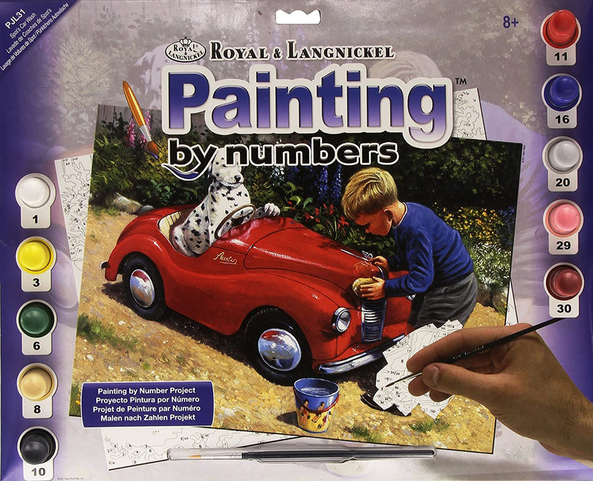 Paint By Numbers Junior Large Spot's Car Wash