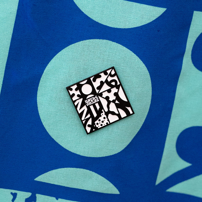 FA X Marcus Method Pin Badge Monochrome