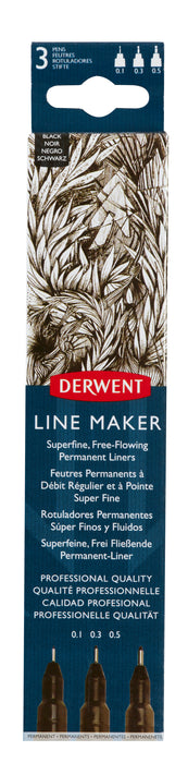 Derwent Line Maker 3 Pack Sepia