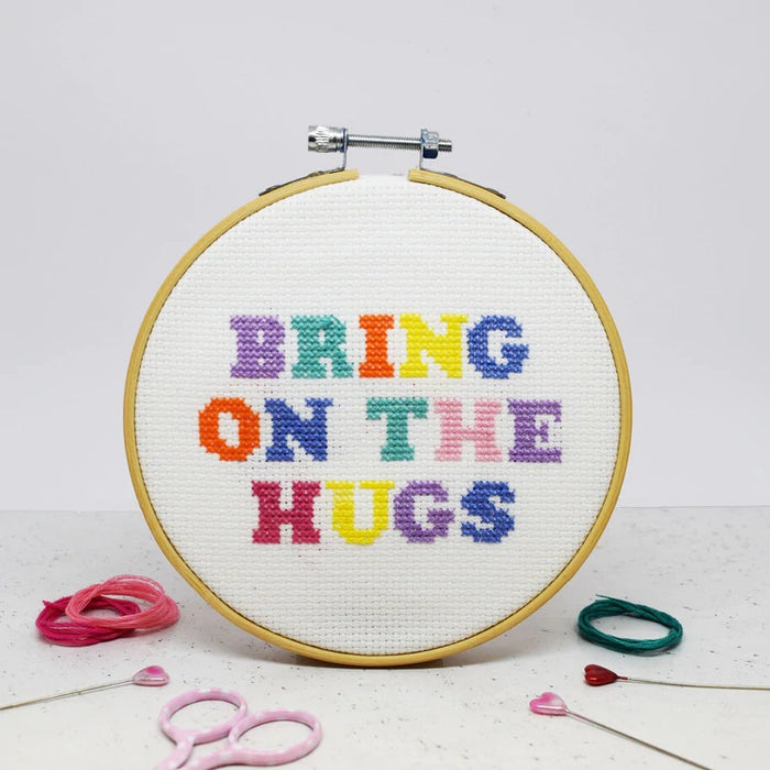 Bring On The Hugs Cross Stitch Kit