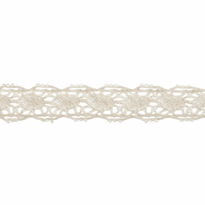 Cotton Lace - 5m x 10mm - Natural