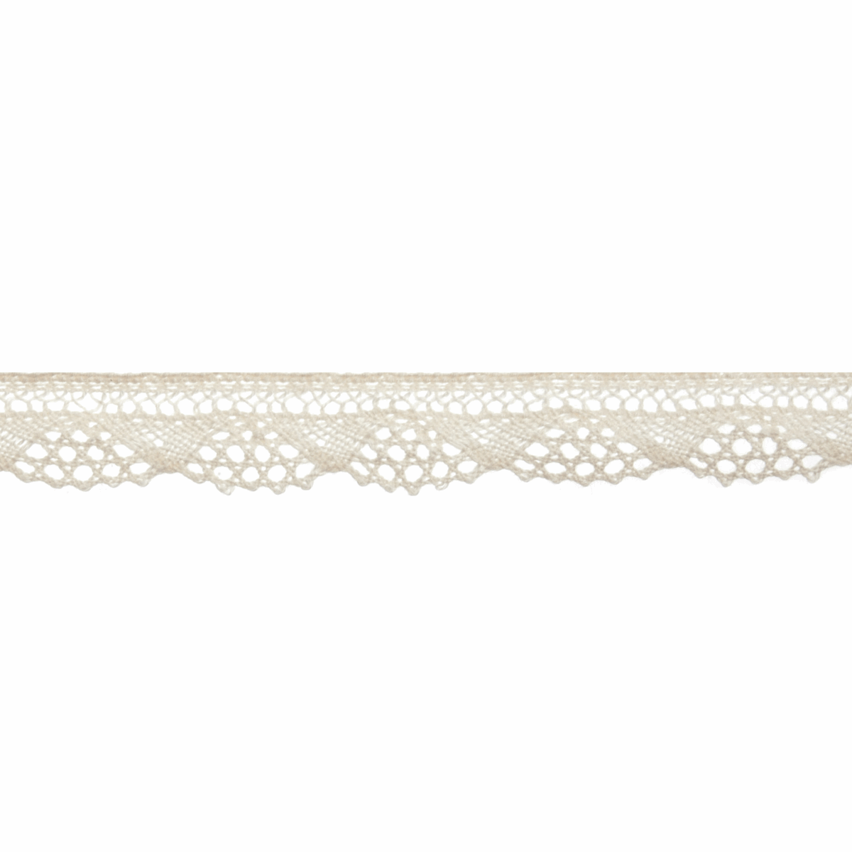 Cotton Lace - 5m x 12mm - Cream — Fred Aldous