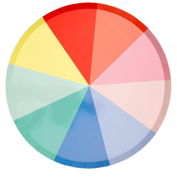 Colour Wheel Plates