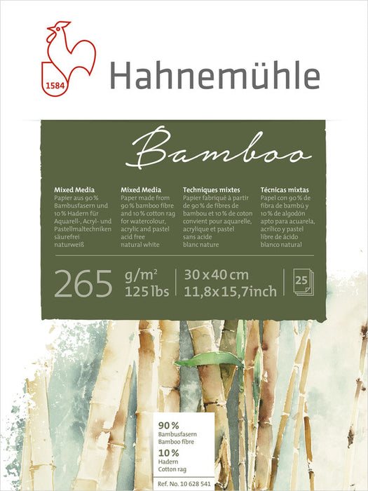 Hahnemuhle Bamboo-Mixed Media 265gsm - 30X40cm