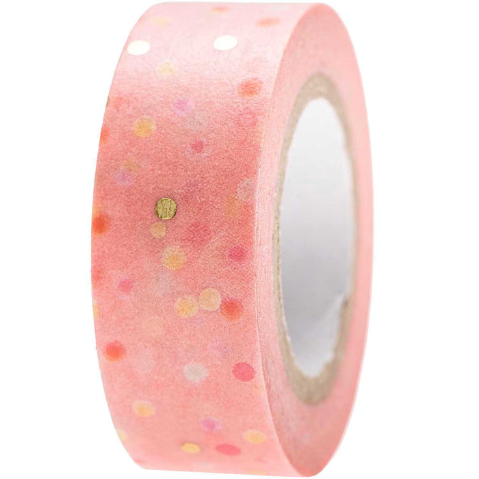 Rico Washi Tape - Crafted Dots Pink