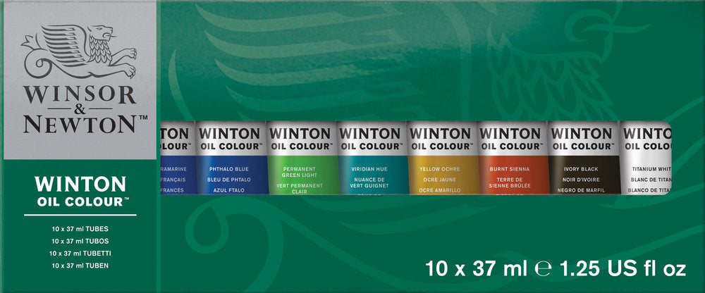 Winsor & Newton Winton Oil Colour Starter Set 10x 37ml