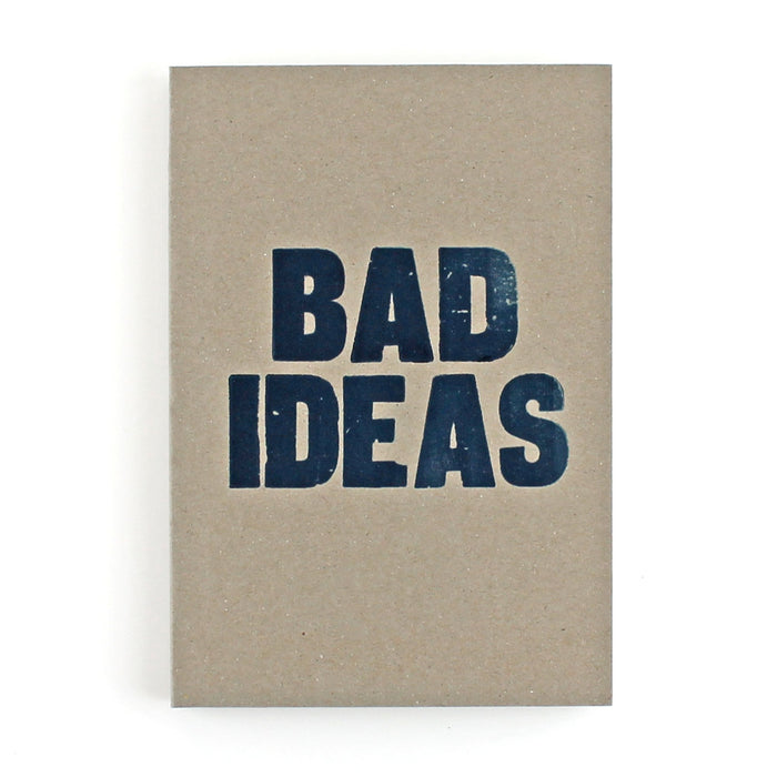 Letterpress Bad Ideas Notebook