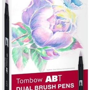 Tombow Dual Brush Pen 6 Set (New Packaging)