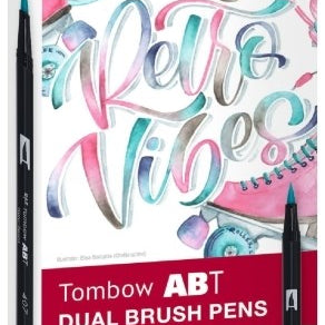 Tombow Dual Brush Pen 6 Set (New Packaging)