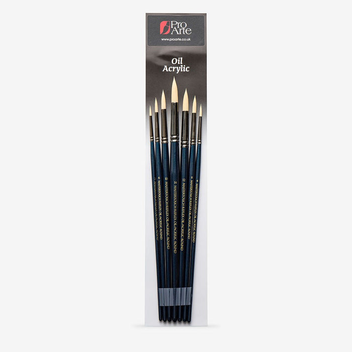 Pro Arte Mastertouch Reflex: Round Oil & Acrylic Brush Set
