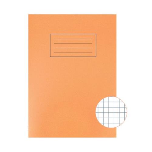 Exercise Book A4 Squared - Orange