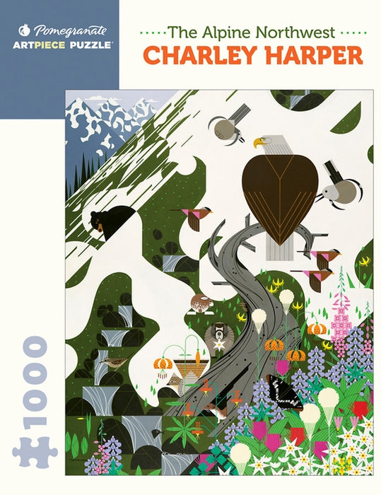Charley Harper: The Alpine Northwest 1000 Piece Jigsaw Puzzle