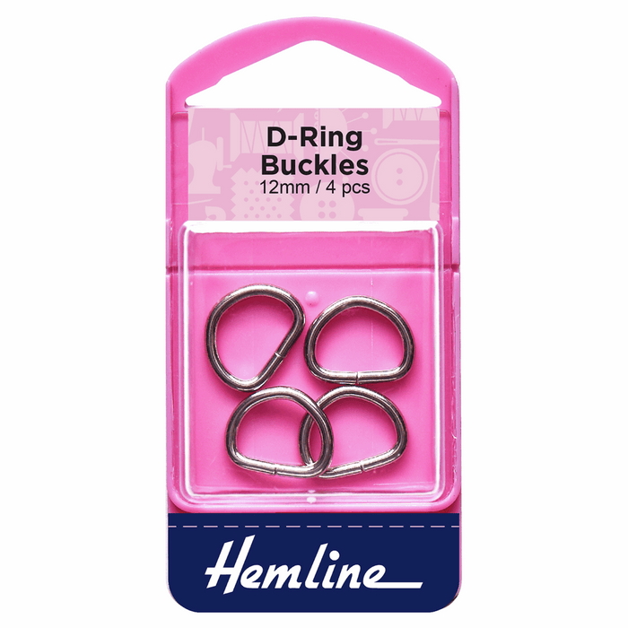 D Ring Buckles - Silver