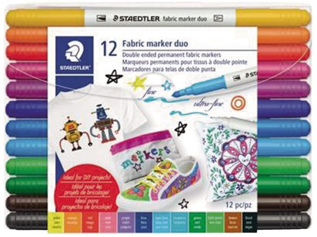 Double-ended Fabric pens 12
