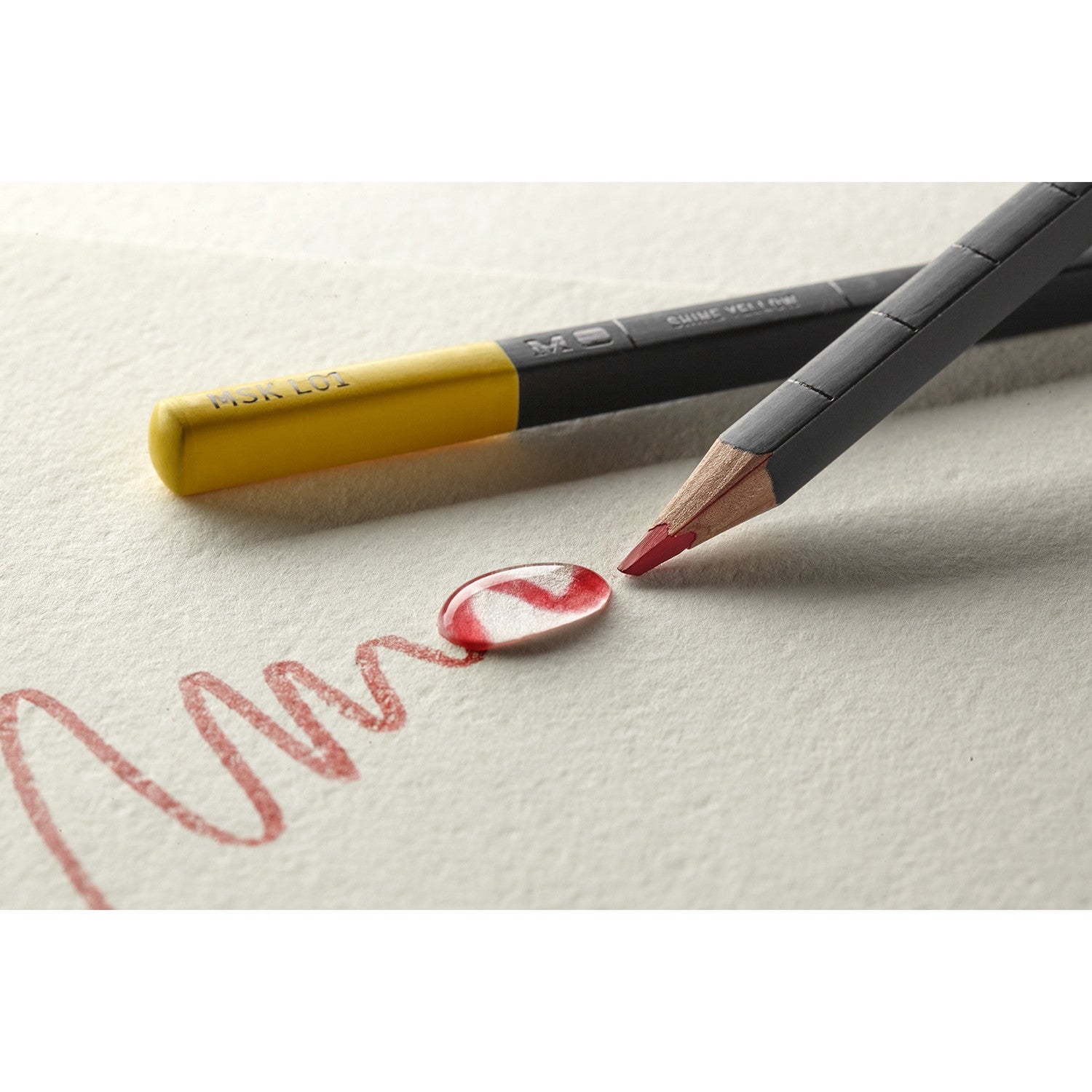 Pencil being used.