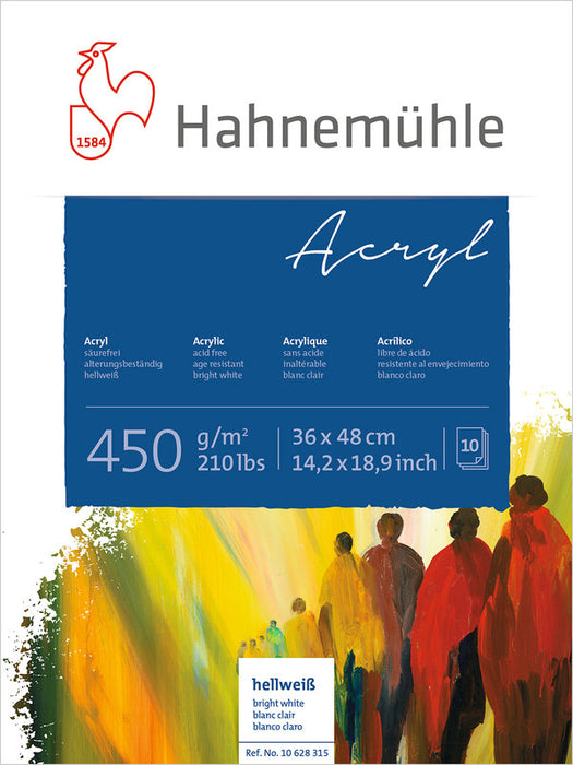 Hahnemuhle Acrylic Paint Board 450gsm 36X48cm