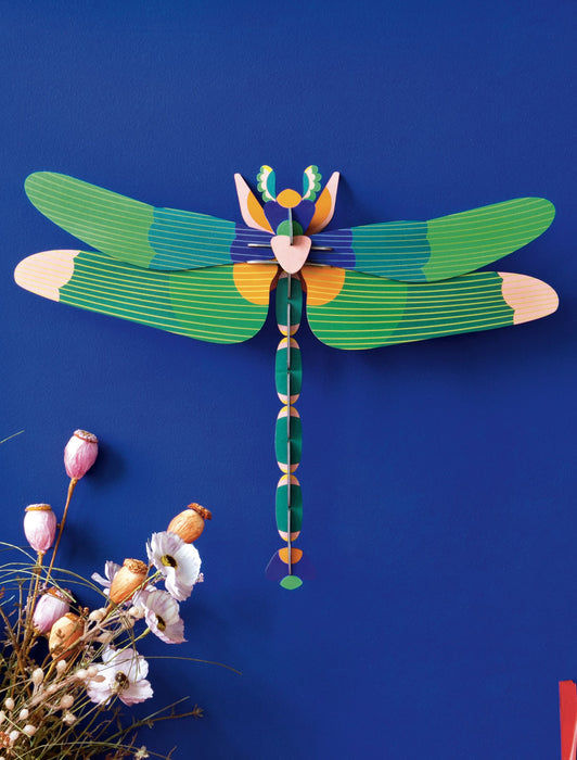 Green Dragonfly Wall Decoration