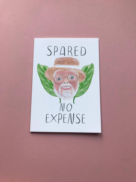 Spared No Expense Card