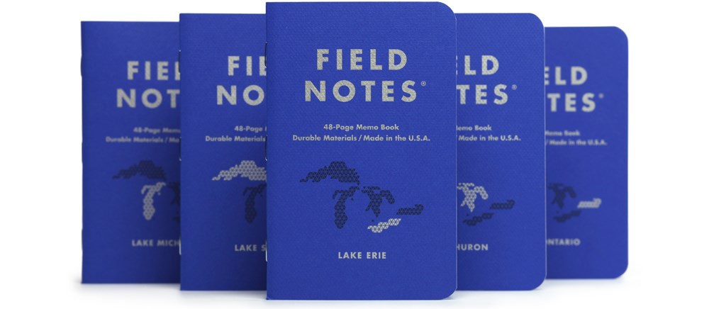 FIELD NOTES Great Lakes 5-Pack Memo Book Graph Grid