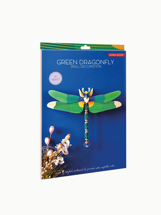 Green Dragonfly Wall Decoration
