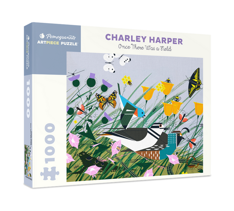 Charley Harper: 1000 Piece Jigsaw Puzzle- Once There Was A Field