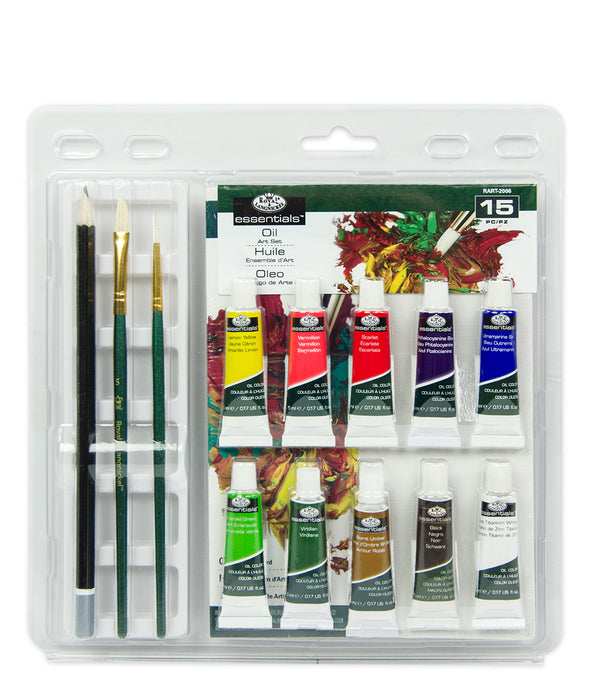 Essentials 15pc Oil Paint Set