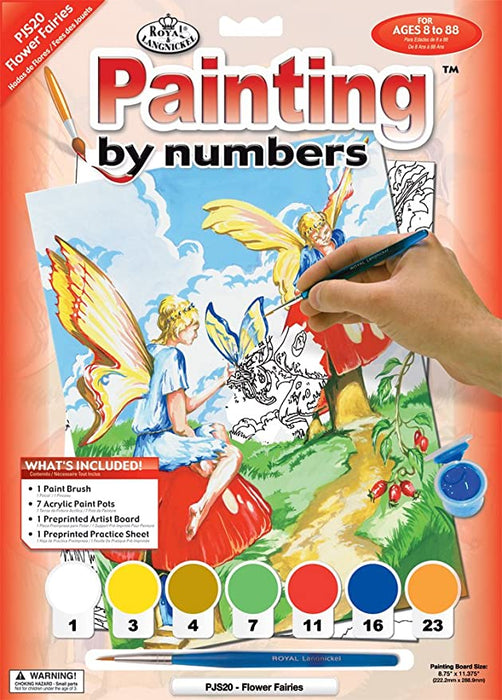 Paint By Numbers Junior Small - Flower Fairies