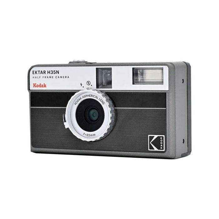 Kodak Ektar H35N Half Frame 35mm Reusable Film Camera (Striped Black)