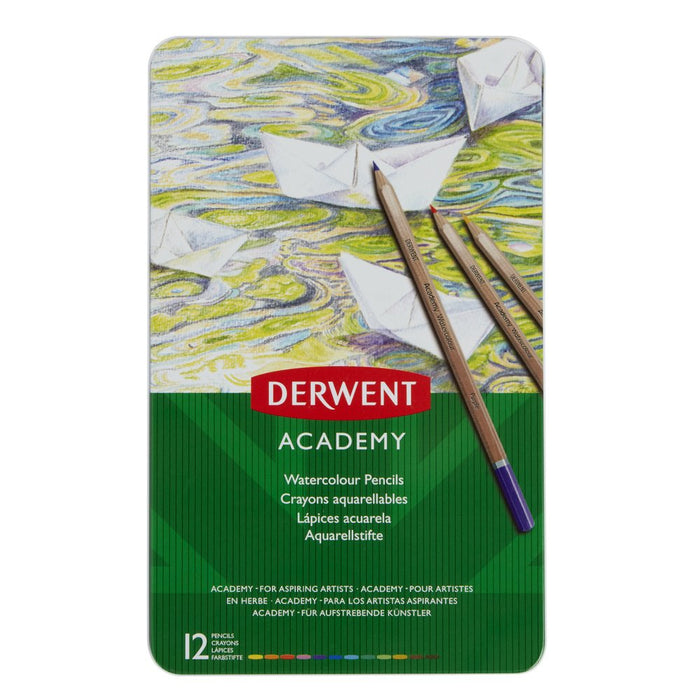 Derwent Academy Set - Watercolour 12 Tin