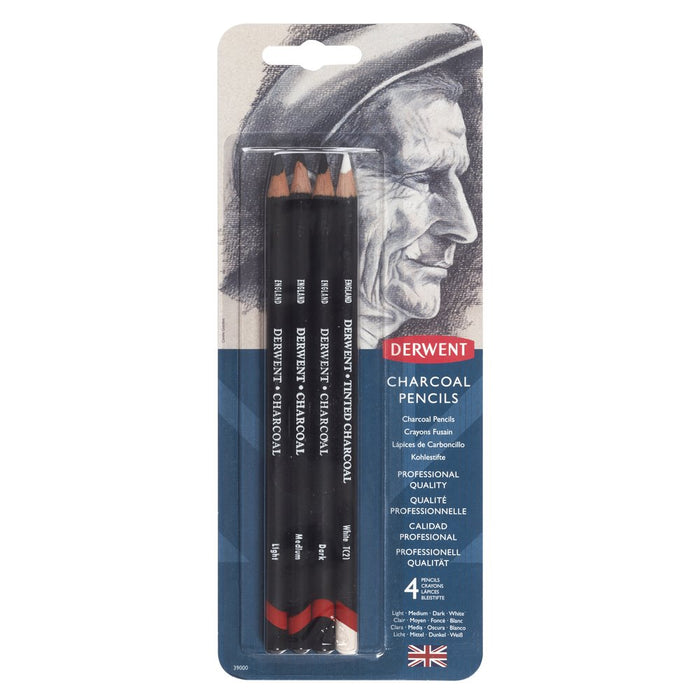 Dwt Charcoal Pencil Blister 4