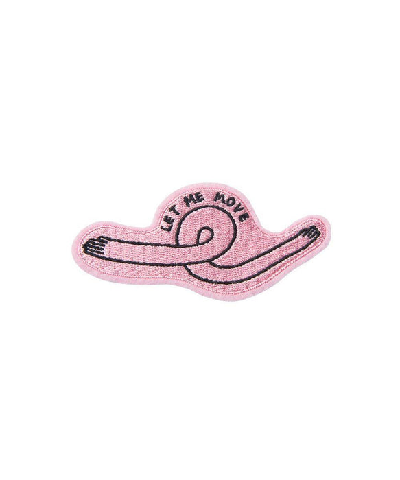 Let Me Move Embroidered Patch