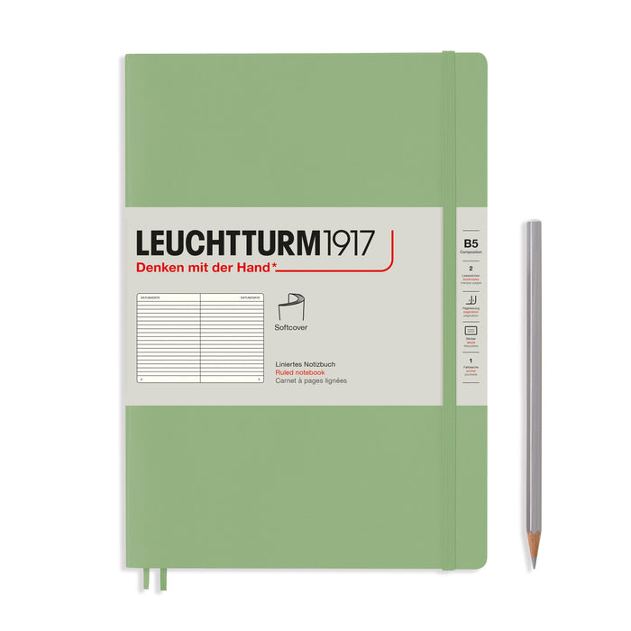 Leuchtturm Notebook (B5), Softcover Ruled