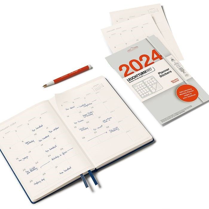 Leuchtturm 1917 Planner Stickers 2024 Monthly Planner A5 — Fred Aldous