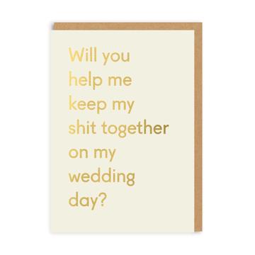 Keep My Shit Together Greeting Card